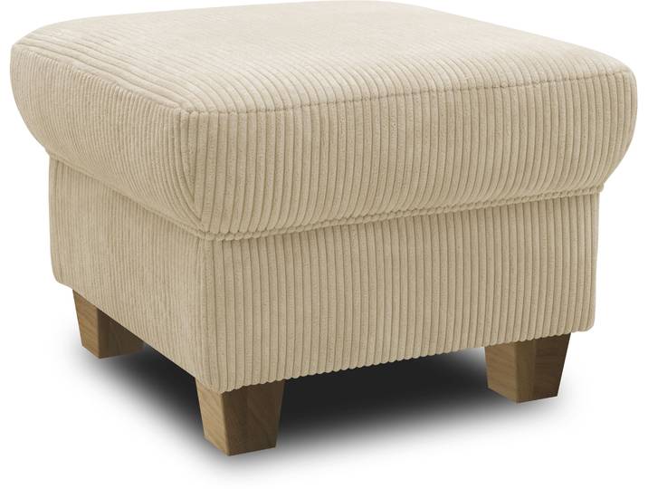 Polsterhocker HOME AFFAIRE Yesterday , beige (creme), B:58cm H:42cm T:58cm, Struktur (100% Polyester);Primabelle-Microfaser (100% Polyester);Microfaser Antikleder-Optik Melrose (100% Polyester), Hocker, Polsterhocker, passend zur Yesterday -Serie