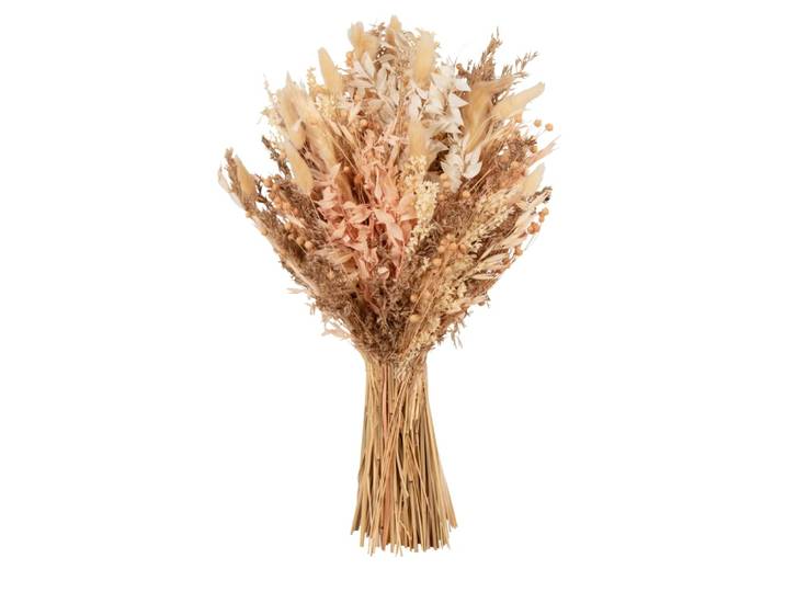 Getrockneter Blumenstrauß, beige