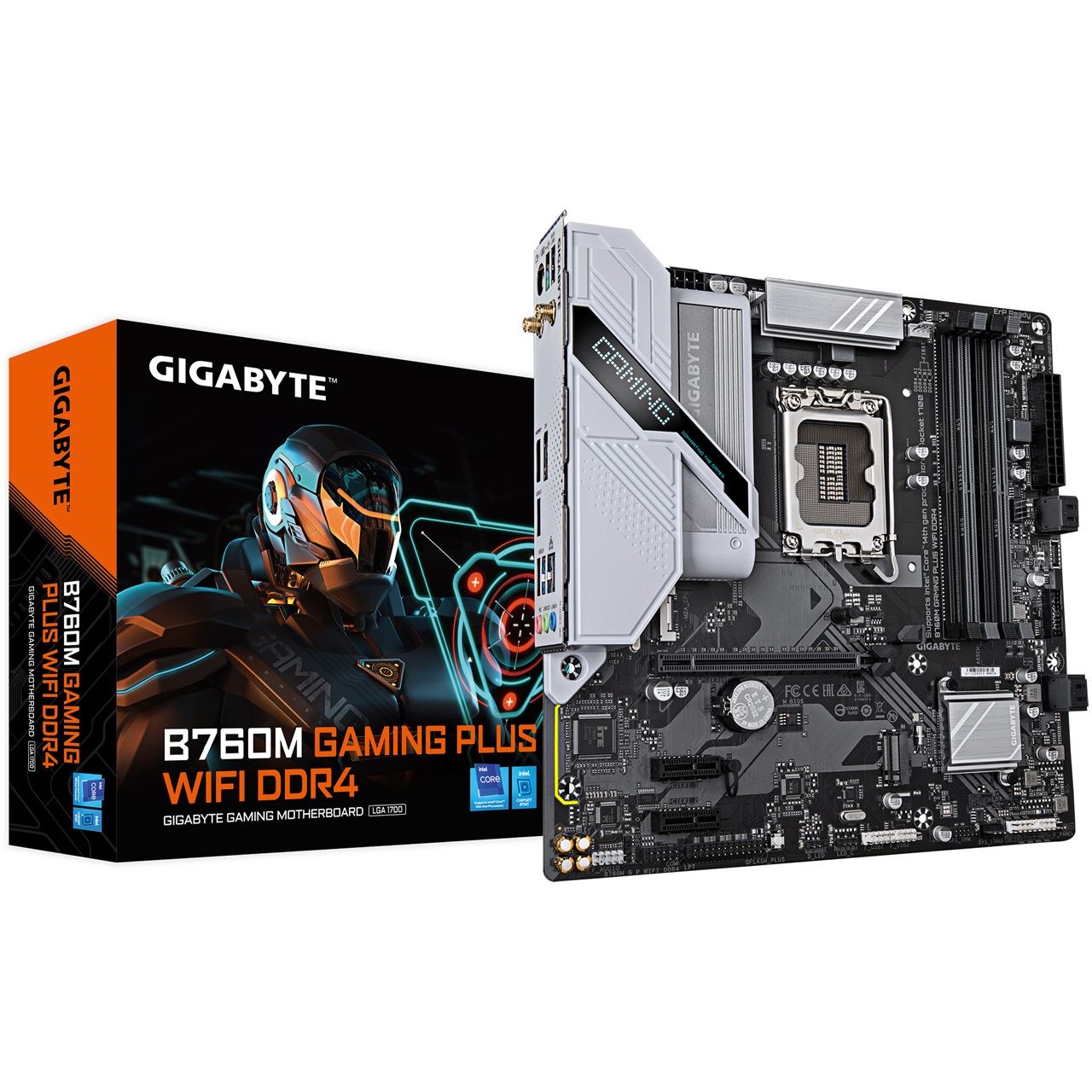 Gigabyte B760M Gaming Plus WIFI DDR4 Intel B760 So.1700 DDR4 mATX Retail
