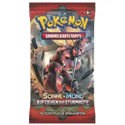 Pokemon Boosterpack mit 10 Karten, sortiert