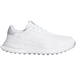 adidas S2G 26 Leder Spikeless Golfschuhe Damen JQ3560 - cloud white/cloud white/halo silver 42
