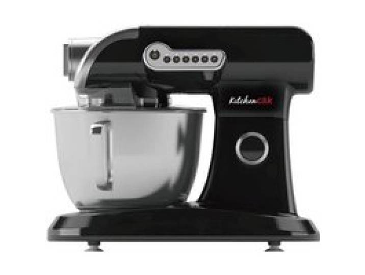 Robot Pétrin Evolution Black - KITCHEN COOK - 1000W - Cuve Inox 5L - 4 vitesses - 5 positions + fonction Pulse
