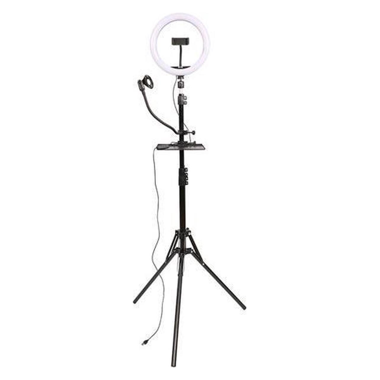 Studioking LED Vlog Set SK-K190 mit Ringlamp und Mikrofonhalter (Ringlicht) (572071)