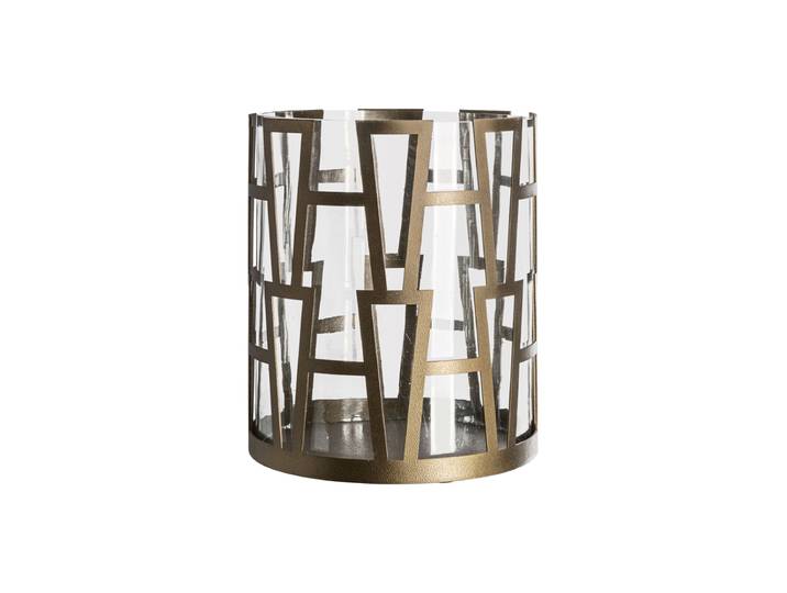 Design Windlicht „Shandy“, verschiedene Grössen Messing Richmond Interiors