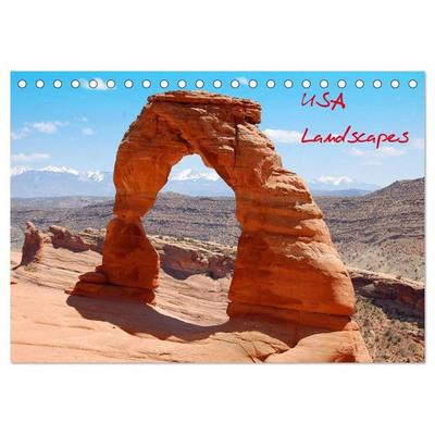 USA Landscapes (Tischkalender 2027 DIN A5 quer), CALVENDO Monatskalender