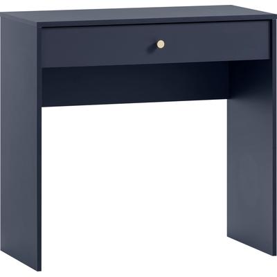 Schminktisch SCHILDMEYER "Alfa, Frisiertisch, Made in Germany, B: 80 cm", blau (nachtblau, nachtblau, nachtblau), B:80,1cm H:78,5cm T:40cm, Tische, Schminktisch, Solide Verarbeitung - Dieses Produkt ist in Deutschland gefertigt