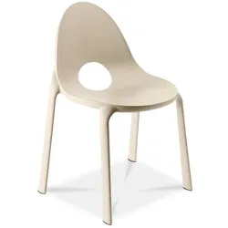 2er-Set Infiniti Stuhl Drop Kunststoff Beige Sand