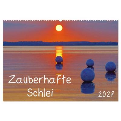 Zauberhafte Schlei (Wandkalender 2027 DIN A2 quer), CALVENDO Monatskalender