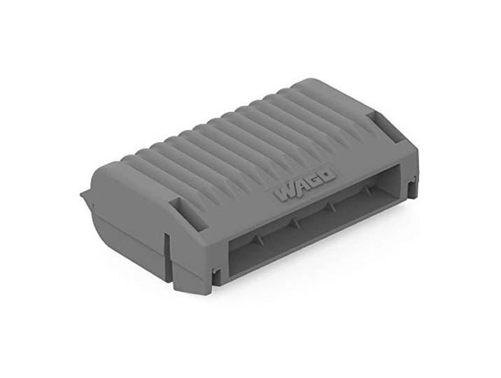 WAGO Gelbox\, Boîtier de Dérivation\, avec Gel\, pour Séries 221 Ou 2273\, Max. 4 mm²\, sans Bornes de Raccordement\, Taille 3\, Gris (3 Pcs)