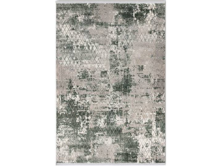 Teppich Vision 241 , grün (dunkelgrün), B:80cm H:7mm L:150cm, Kunstfaser, Viskose, SCHÖNER WOHNEN-KOLLEKTION, Teppiche, Teppich, Viskoseteppich mit Glanz, Wohnzimmer