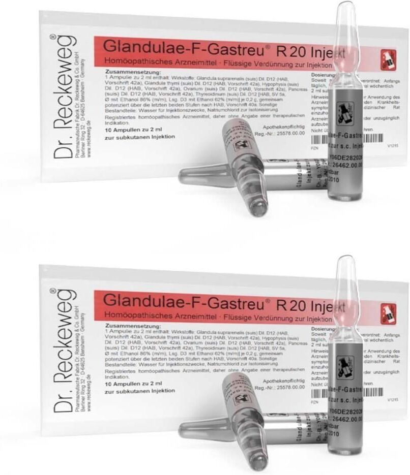 Dr. Reckeweg GLANDULAE-F-Gastreu R20 Injekt Ampullen 2x 2x10x2 ml