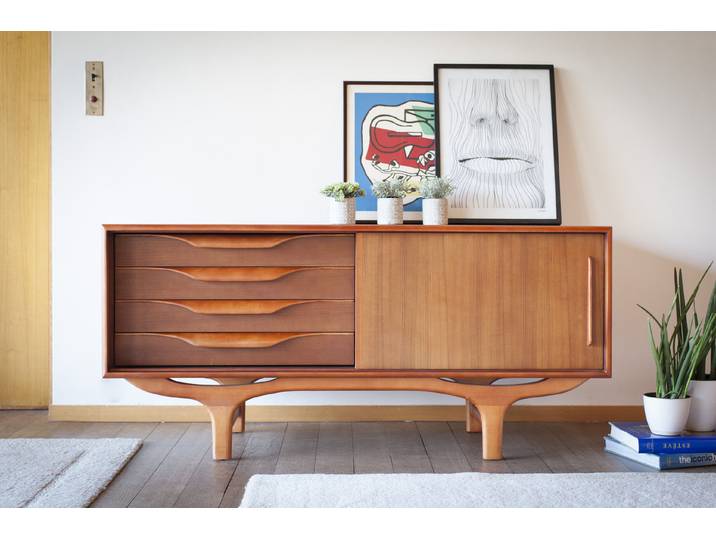 Buffet design scandinave en bois Alrik