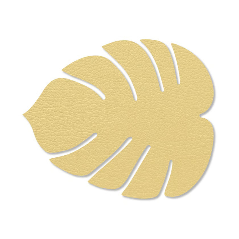 LIND DNA Monstera Leaf Hippo onderzetter Goud