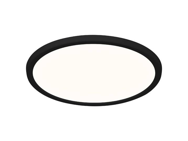 Plafonnier Oja 29 IP20 29 x 2 x 29cm Noir/Noir Matériau : Matière plastique Type de matière synthétique : Polyester-PVC Module LED