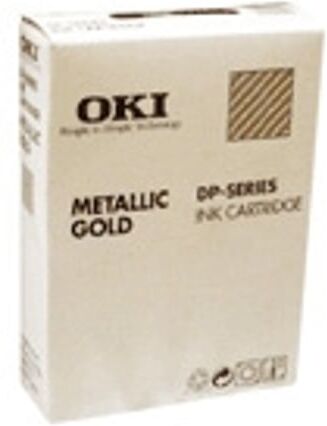 Oki 41067615 tinteiro dourado metálico DP5000 DP7000