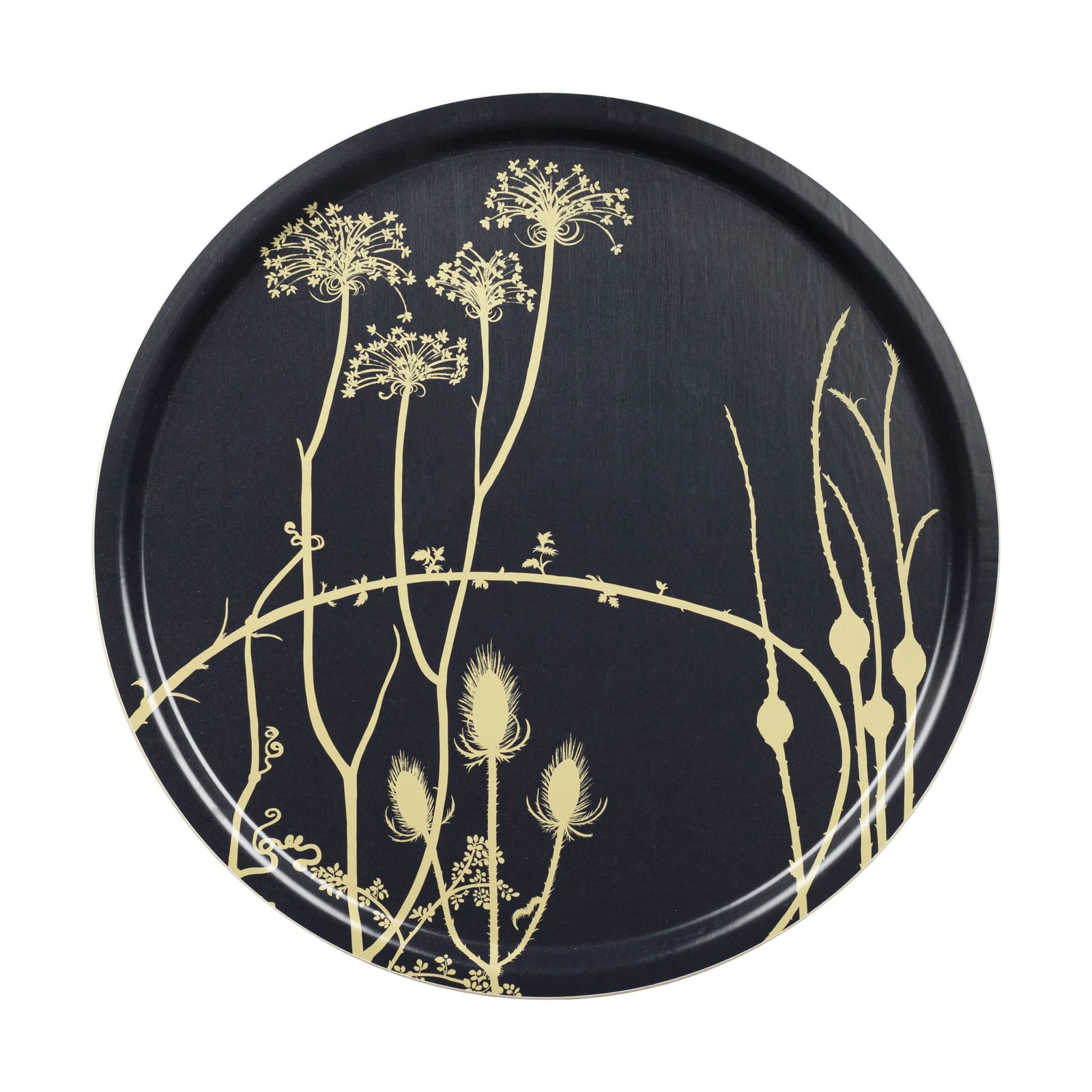 Marimekko Vuoren dienblad Midnight blue Ø65 cm