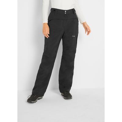 Thermohose BONPRIX, Damen, Gr. 38, N-Gr, schwarz, Obermaterial: 100% Polyester. Futter: 100% Polyester. Wattierung: 100% Polyester, regular fit, Hosen Thermohose, windabweisend, wasserdicht, Regular Fit, sportlicher Stil