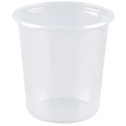1000x Verpackungsbecher PP, transparent, rund, 500ml
