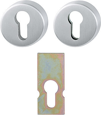 HOPPE Schutzrosette E42NSA/42HS,rund,12mm,ES1/PZ,F69,TS57-62 10809356