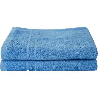 Handtücher DYCKHOFF "Kristall", blau (kobaltblau), B:50cm L:100cm, Frottier, Obermaterial: 100% Baumwolle, Handtücher, mit Bordüren