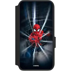 Nivocase Klapphülle für Samsung Galaxy S22 Handyhülle aus Kunst Leder NIVOflip schwarz Kinofilm Marvel (Samsung Galaxy S22), Smartphone Hülle, Schwarz