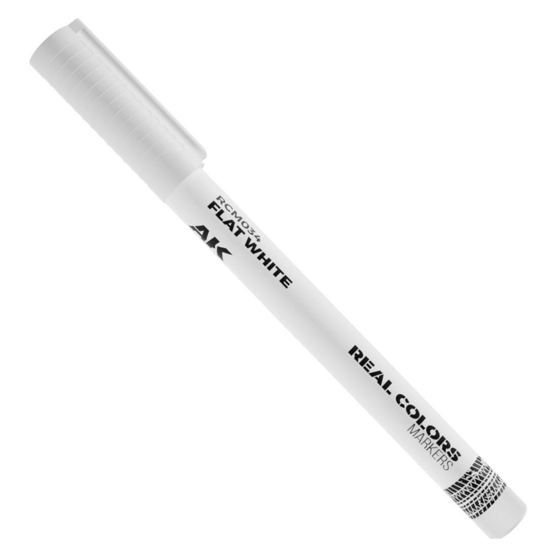 AK Interactive Real Colors Marker Flat White (RCM034)