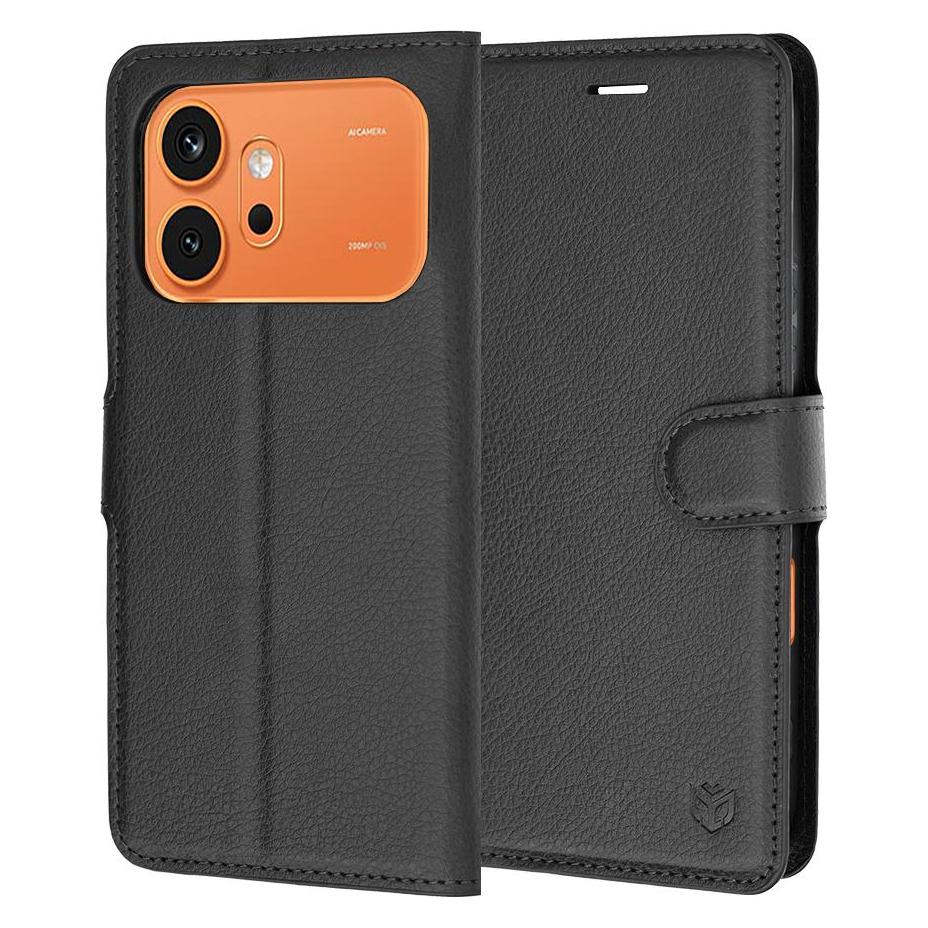 Techsuit - Leather Folio - Honor 600 - Black (Honor 600, Honor 600 Pro) (69193465)