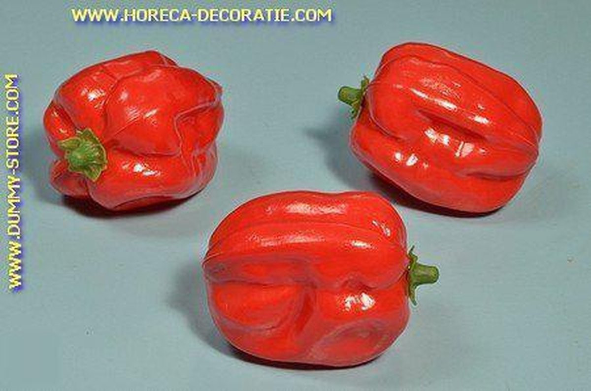 Rode paprika, 3 stuks