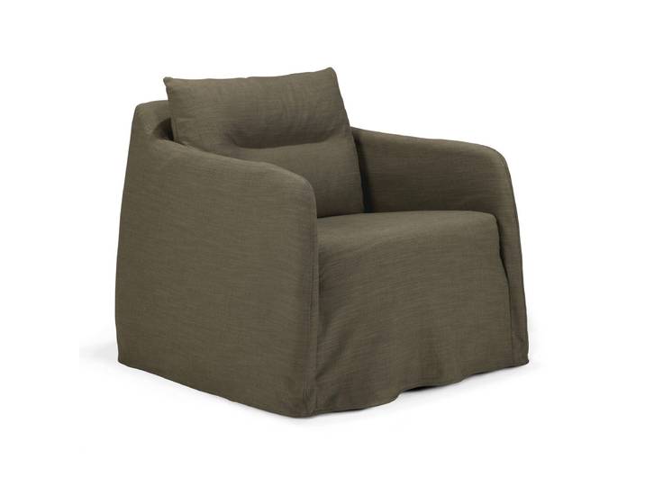 Ethnicraft Weave Loungesessel abnehmbarer Bezug