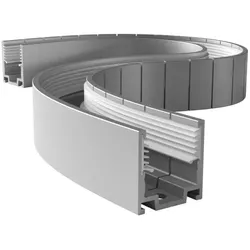 Bendable Aluprofil VARDAflex Platin SVQ 1 Meter PFH344