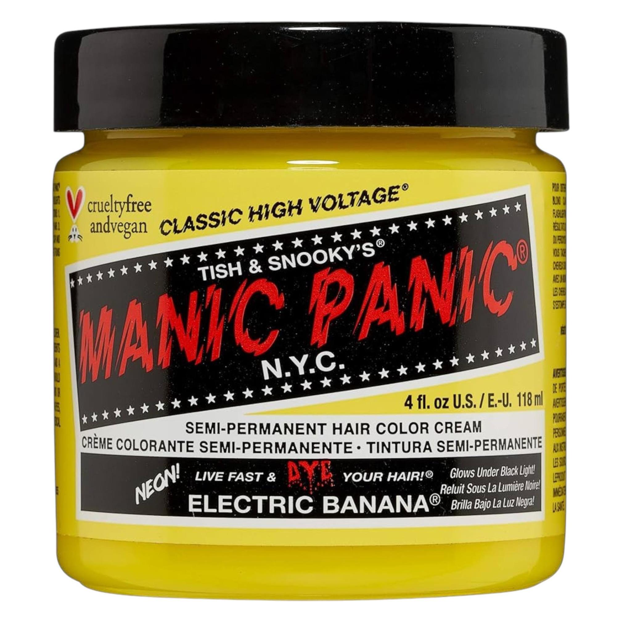 Skybound Electric Banana Classic Creme Vegan Cruelty Free Yellow Semi Permanent Hair Dye 118ml (Electric Banana) (42421407)