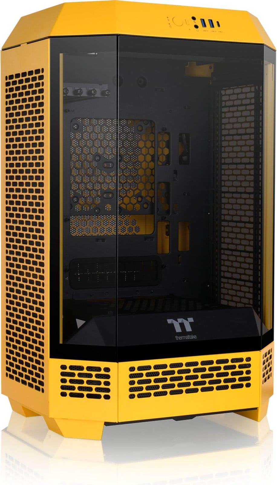Thermaltake The Tower 300 Mini Tower PC Case Micro-ATX Bumblebee