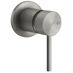 Gessi316 Flessa Fertigmontageset für Unterputz-Einhebelmischer, für den Waschtisch oder Dusche, für Abgang oben, 54019239, Farbe: Edelstahl matt gebürstet