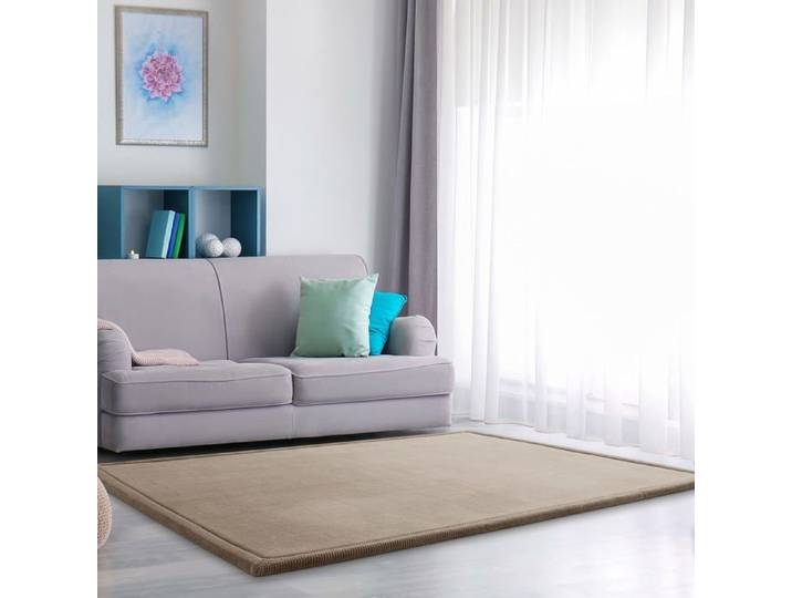 Tapis chambre enfant antidérapant - Paco Home - 200x350 cm - Beige - Moelleux - Antidérapant
