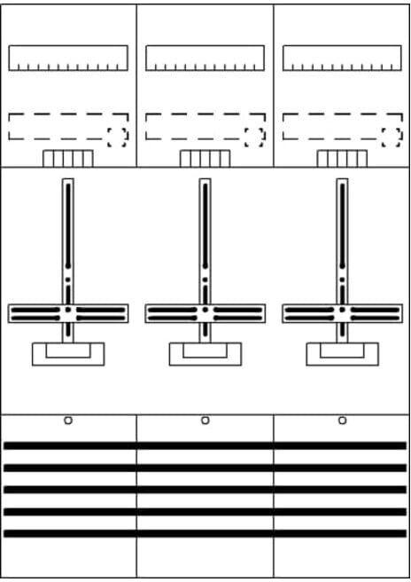 Striebel&John; Zählerfeld 7RE 6Z vorverdrahtet DF37C3 ; STRIEBEL & JOHN (2CPX054151R9999)