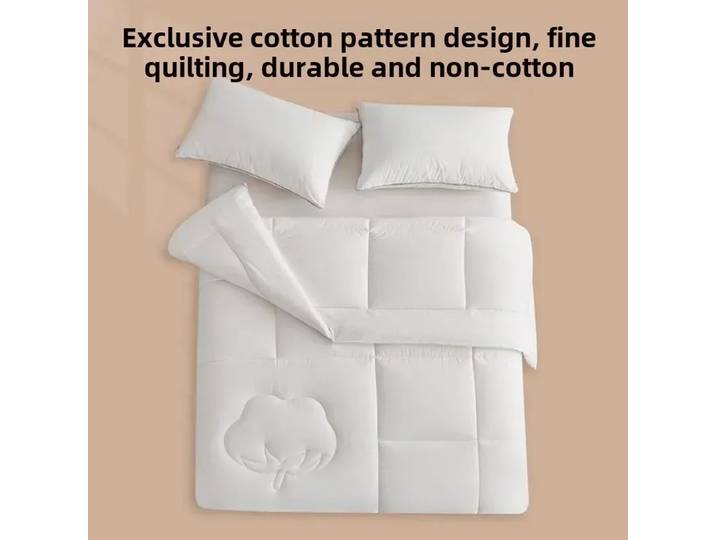 Couette 100% coton à l'intérieur et à l'extérieur, noyau de couette 100% coton Xinjiang, couette épaisse pour dortoir, couverture d'hiver, couverture de printemps et d'automne
