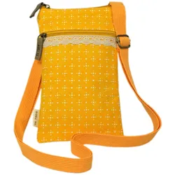 Mini Crossbag Dots gelb 400