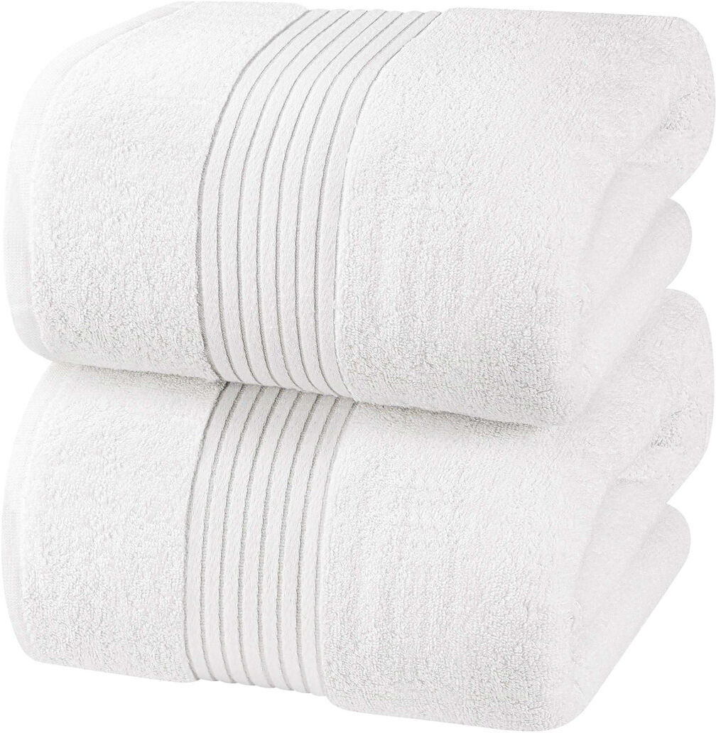 Ebern Designs 100% Cotton Bath Sheet White Bath Sheet