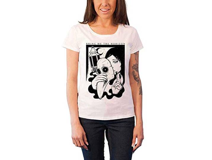 T-Shirt # Xl White Femmina # Plague