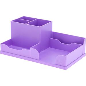 TipTop-Office Schreibtisch-Organizer TTO 409029, Kunststoff, 6 Fächer, lila