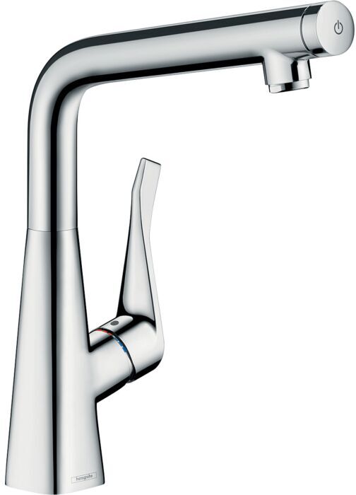 Hansgrohe Metris Select 320 Küchenarmatur 14883000 chrom, schwenkbarer Auslauf
