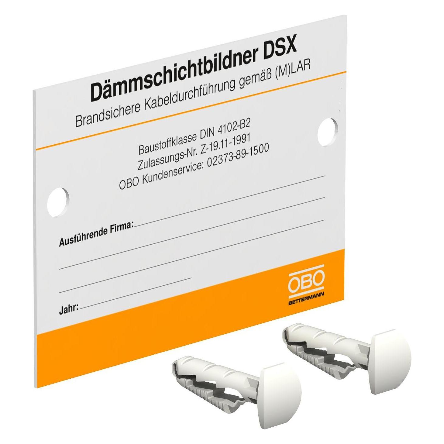 OBO Bettermann OBO Vertr Kennzeichnungsschild f.Einzelkabeldurchf (7205420)