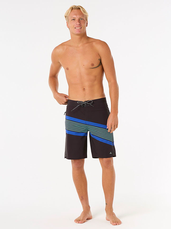Rip Curl Badeshorts "Mirage Invert Ultimate" in Schwarz/ Blau - 32