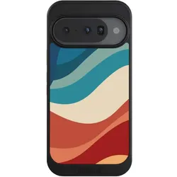 Nivocase Hülle für Google Pixel 10 Handyhülle NIVOcore Case Schwarz Farbe Farbverlauf Welle (Google Pixel 10), Smartphone Hülle, Schwarz