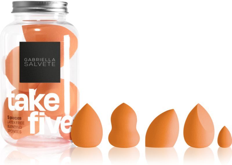 Gabriella Salvete Tools Take Five set d'applicateurs visage teinte Orange 5 pcs