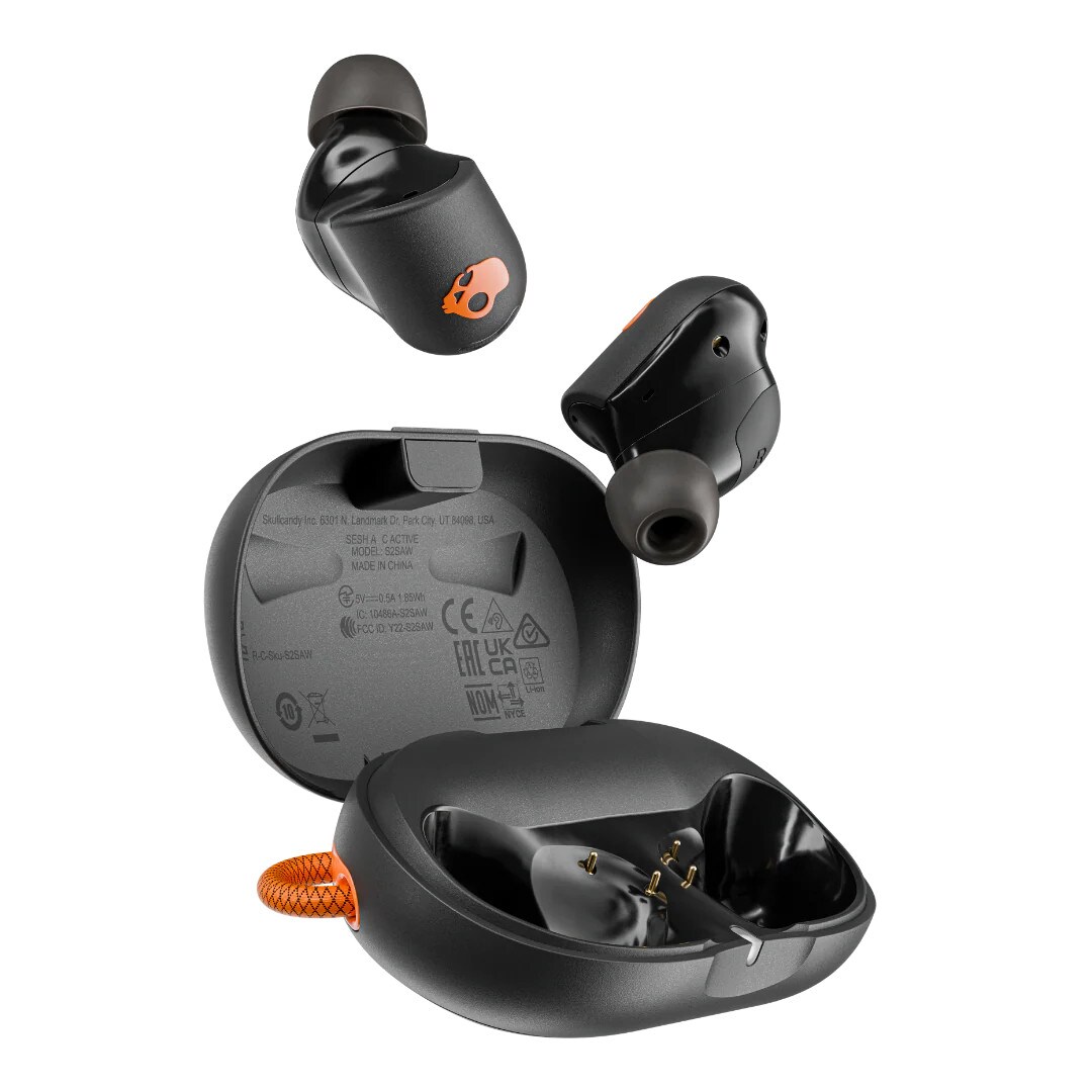 Skullcandy Sesh ANC Active True Wireless drahtlose Kopfhörer, schwarz Bluetooth In-Ear S2SAW-S749