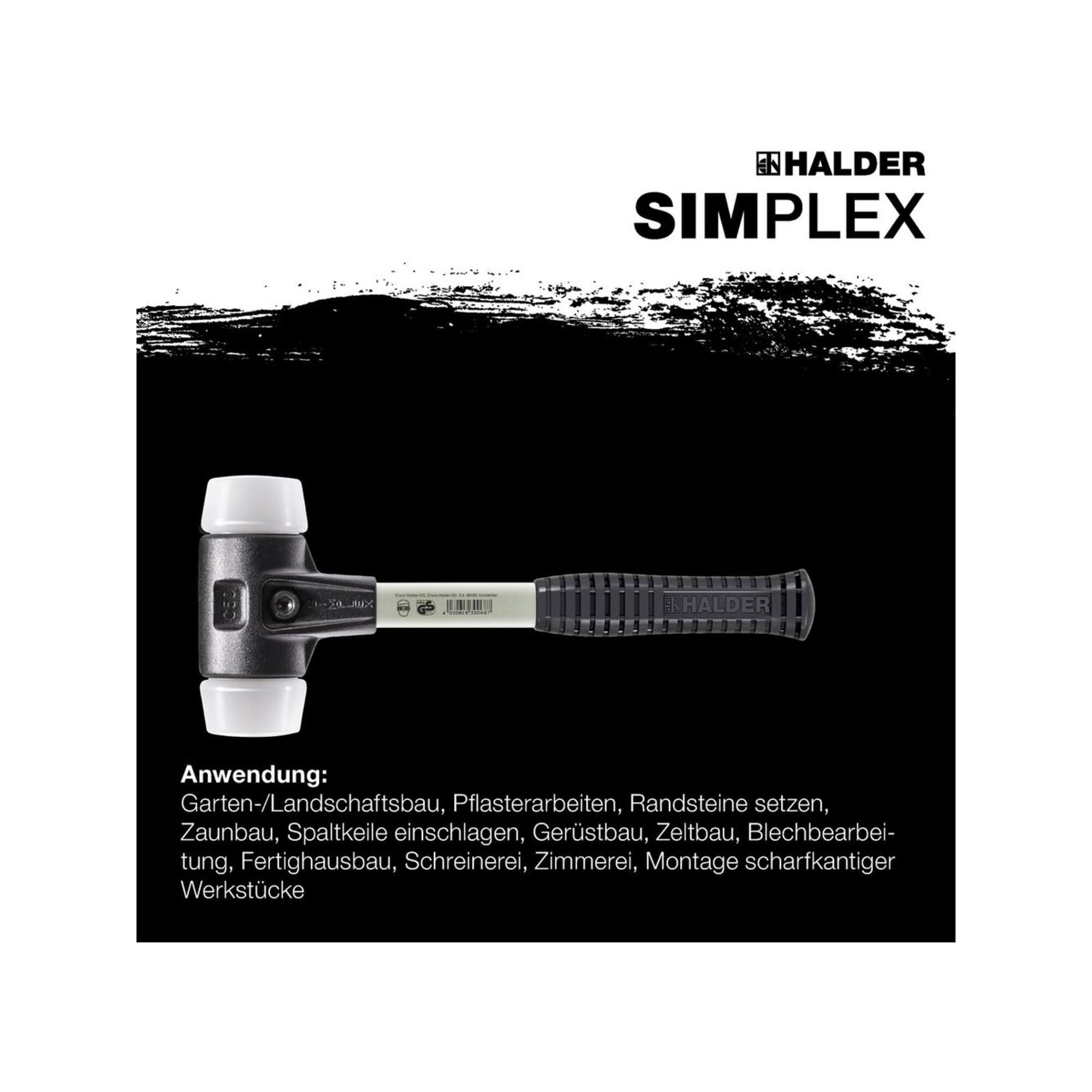 Halder Schonhammer SIMPLEX Fiber 60mm Superplastik (3707.060)