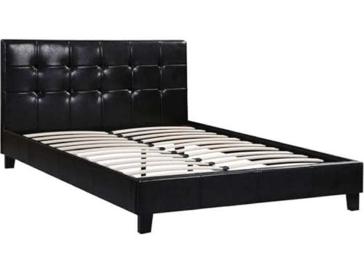 Habitat et jardin Doppelbett Julia - 140 x 190 cm - Schwarz