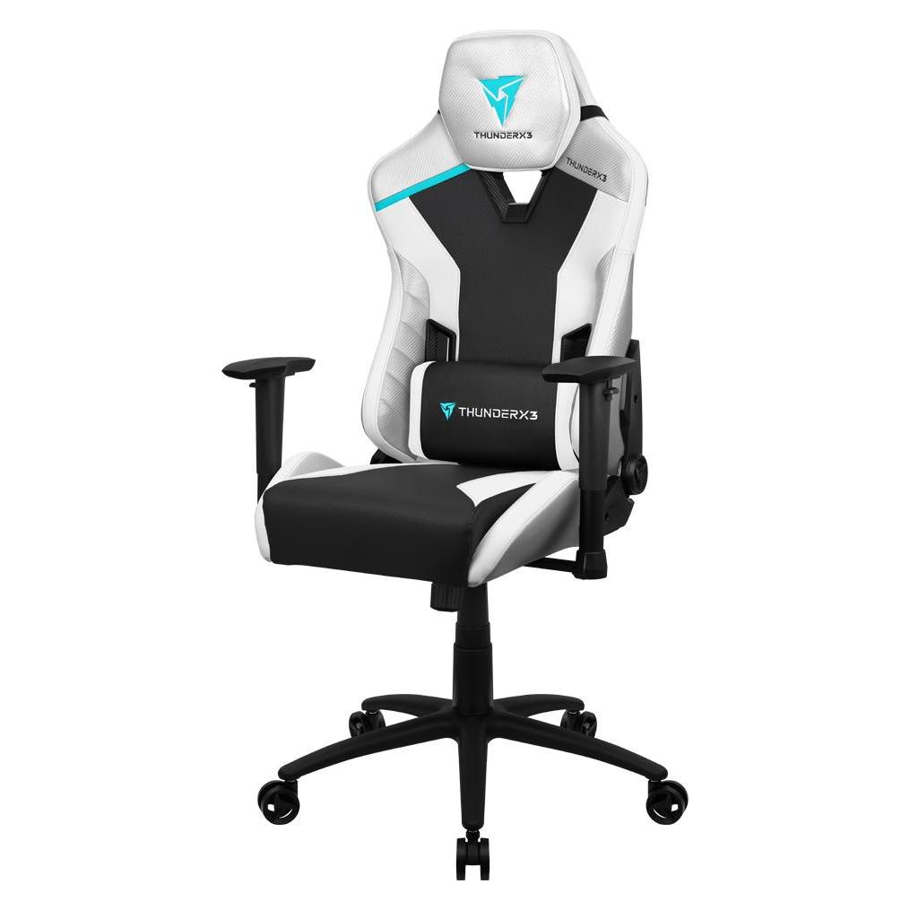 Thunder X3 Fauteuil Gamer compatible TC3 Max (Noir/Blanc/Bleu) (TEGC-2045101.21/Arctic White)