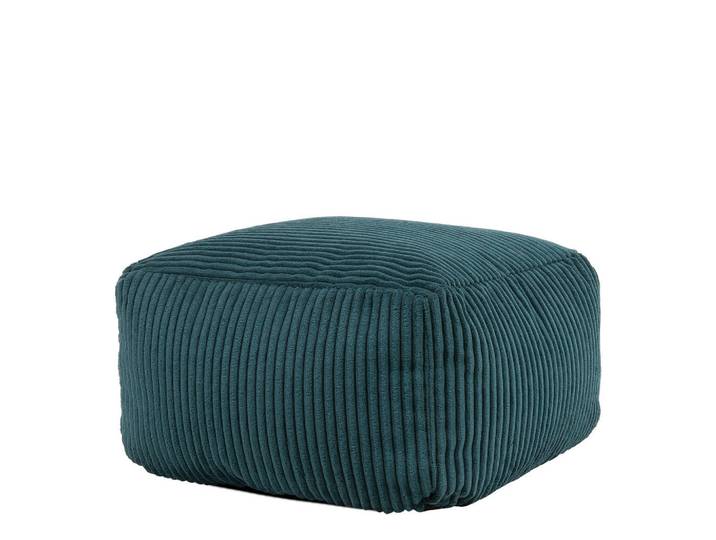 icon Sitzpouf Amara, Grün, Quadratisch, 42x24x42 cm, Wohnzimmer, Sessel, Hocker & Hockerbänke, Poufs